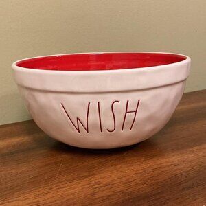 Rae Dunn WISH Serving Bowl with Dimples